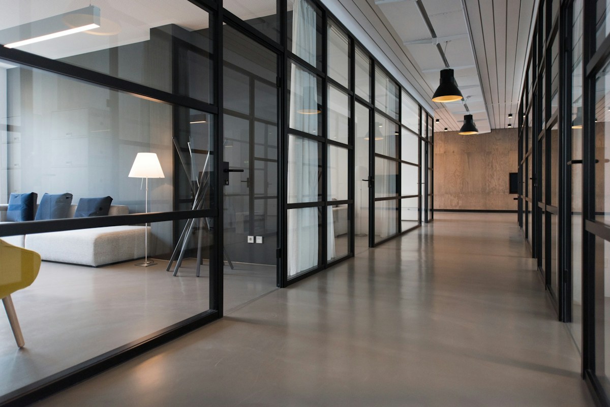 A welcoming professional office setting, illustrative stock photography